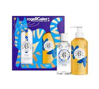 RogerGallet - Coffret Cadeau Noël Femme Vanille Soleil - Eau Parfumée Bienfaisante 100 ml + Lait Corps Offert - Idée Cadeau Femme aux Notes de Vanille, Jasmin et fleurs blanches solaires