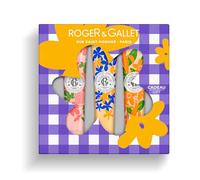 RogerGallet - Coffret Trio Crèmes Mains Bienfaisantes - Fleur de Figuier, Vanille Soleil, Néroli - Enrichies en Beurre de Karité et Amande Douce - Edition Cadeau Fête des Mères