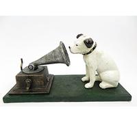 Rogers Foundry Birmingham Figurine de chien gramophone avec logo His Master's Voice - Société de disques