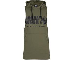 Rogers Hooded Tank Top - Army Green - S