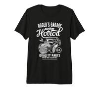Roger's Hotrod Garage, Voiture Classique, Roger Design T-Shirt Haut de Gamme