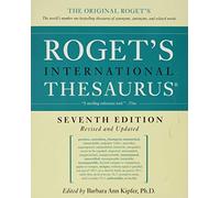 Roget's International Thesaurus, 7th Edition