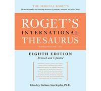 Roget's International Thesaurus, 8th Edition