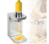 ROGHA Égreneuse à Maïs Automatique en Acier Inoxydable pour Stands Alimentaires, avec Goulotte d'alimentation de 6,5 cm, Idéale pour la Conserverie 3.5cm