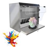 ROGHA Kit de Cabine de Peinture Professionnelle pour aérographe, Cabine de Peinture avec système d'aspiration d'air Comprenant Une Cascade et Un Rideau d'eau