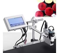 ROGHA Machine de Codage à Jet d'encre Automatique pour Ligne de Production, Imprimante à Jet d'encre Thermique Intelligente pour Données Variables/Date/Logo/Code-Barres/Image,12.7mm