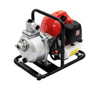 ROGONPDK 1 pouce 43cc Pompe a eau thermique 2 temps Pompe de Jardin - Pompe à eau sale - Pompe de bassin - 1,25 kW avec crépine