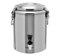 ROGONPDK Chauffe-aliments, en acier inoxydable, 20 l/40 l, avec couvercle, chauffe-plats, distributeur de boissons, récipient à vin chaud, pour récipients à boissons froides, récipient isotherme (20 l