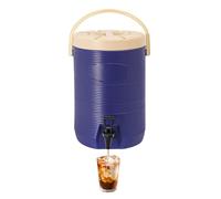 ROGONPDK Seau isotherme de 17 l avec couvercle, récipient isotherme en acier inoxydable avec robinet, distributeur de boissons chaudes et froides, récipient thermique, distributeur de boissons, pour