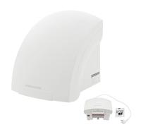 ROGONPDK Sèche-mains électrique 1200 W - Automatique - Compact - 220-240 V - Sèche-mains automatique - Temps de séchage 10-15 secondes - Sèche-mains entièrement automatique