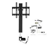 ROGONPDK Support TV électrique motorisé 700 mm avec télécommande 20 mm/s, support de plafond pour téléviseur, support de plafond pour téléviseur, élévateur électrique