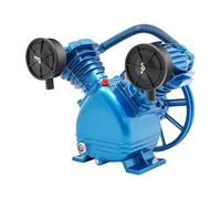 ROGONPDK Tête de pompe à compresseur d'air, 2200 W, 3 CV en forme de V, double cylindre, tête de pompe, compresseur d'air comprimé, 1050 tr/min, tête de pompe à piston avec buse