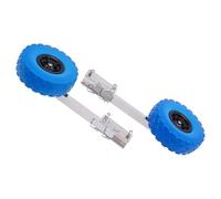 Rogowsen Roues gonflables pour remorque de bateau, 2 roues arrière de transport en acier inoxydable, convient à tous les types de bateaux pneumatiques et remorques