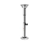 Rogowsen Support de table réglable en acier inoxydable pour camping-car, tableau de bord, convient pour les salles de travail, les cuisines ou les cabines, etc. Hauteur réglable de 56 à 72 cm.