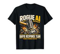 Rogue AI Break Glass Manuel Override Tech Humour T-Shirt