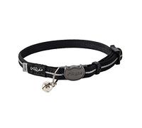 Rogz CATZ AlleyCat Collier pour Chat Noir Taille XS