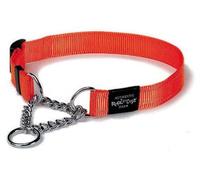 Rogz For Dogs Lumberjack Half Slip Collar Orange