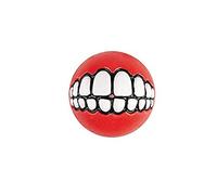 Rogz Grinz Balle pour Chien Rouge Taille L 7,8 cm