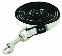 Rogz Pupz Zing Laisse zippée pour Chiot Argenté Taille XS 63,5 cm