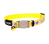 Rogz Reflectocat Collier Jaune/Rose 20,3 à 30,5 cm