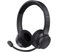 Roha Ii Casque Bluetooth Sans Fil Avec Micro Enc Antibruit, 85% Plastique Recycle, Casque Sans Fil Léger On Ear Rechargeable Pour Pc Bureau Ordinateur Portable Teams Zoom, Noir