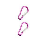 Rohans Mousqueton Mousqueton Clip Petit Porte-clés Camping Sport Mousqueton (Rose)