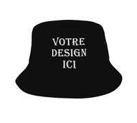 ROHBVMN Bob Personnalisable Casquettes personnalisée Chapeau de Pêcheur personnalisé Chapeau sur Mesure avec Photo/Logo/Texte,créez Votre Propre Chapeau de Soleil pour Hommes & Femmes