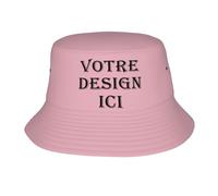 ROHBVMN Bob Personnalisable Casquettes personnalisée Chapeau de Pêcheur personnalisé Chapeau sur Mesure avec Photo/Logo/Texte,créez Votre Propre Chapeau de Soleil pour Hommes & Femmes