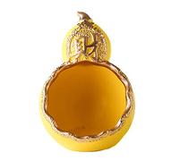 ROHCGHC corbeille à fruits en céramique, Bol à clés for table d'entrée, bol bonbons de rangement, cadeau décoration d'intérieur, for bureau-blanc-12,5 x 16, cm(Unique Colour)