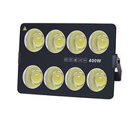 ROHCGHC Lampes d'éclairage Solaire, Projecteur de Travail LED 50-600 W, IP67, 6000 K, éclairage Mural extérieur, idéal for garages, terrasses et toits-terrasses(400W)