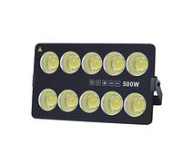 ROHCGHC Lampes d'éclairage Solaire, Projecteur de Travail LED 50-600 W, IP67, 6000 K, éclairage Mural extérieur, idéal for garages, terrasses et toits-terrasses(500W)