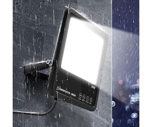 ROHCGHC Lampes d'éclairage Solaire, Projecteur de Travail LED IP65, Spot d'éclairage extérieur Mural, idéal for Les garages, terrasses et toits-terrasses(6500k,100W)