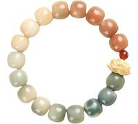 ROHCGHC Les perles,Bracelet en perles de jade, Bracelet en Jade pierre Talisman naturelle for hommes et femmes, amulette porte-bonheur Vintage, bijoux métaphysiques, cadeau(Green)