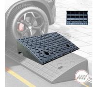 ROHCGHC Rampes d'accès, Rampe de Bordure d'allée - en Caoutchouc Robuste for Chariots élévateurs, Rampe Pont Trottoir avec Couvercle Cordon Canal, Moto et Plus Encore(A 50x32x13cm)