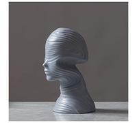 ROHCGHC Statue, Buste de Femme en résine, Figurines à Collectionner(Gray)