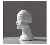 ROHCGHC Statue, Buste de Femme en résine, Figurines à Collectionner(White)