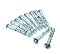 ROHCGHC vis d'expansion, 3 pièces, boulons d'expansion Ensemble de boulons d'expansion Lourds Ancre Murale Outil de réglage en métal Kit d'assortiment de vis d'ancrage à entraînement Creux(M6x52mm)