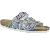 Rohde Alba, mules bio synthétiques pour femmes en jeans, semelle intérieure recouverte de cuir, boucles réglables