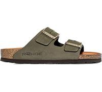 Rohde Alba Pantoufles pour Femme, Pantoufles, Sandales, Chaussures d'été, Chaussures de Loisirs, 61 Olive., 35 EU