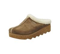 Rohde Femmes Pantoufles en cuir Foggia 6125, Taille:40 EU, Couleur:Marron