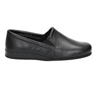 Rohde - Chaussons Homme Cuir Noir Semelle en Caoutchouc - Homme - Chaussures - Noir - Taille: 43 EU