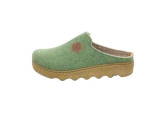 Rohde - Chaussons verts pour femmes confortables en feutre doux - Femme - Chaussures - Vert - Taille: 41 EU
