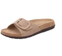Rohde Damen Pantolette Rodigo-D 5898 Avec Grande Boucle & Memory, Beige/Jaune