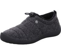 Rohde Femme Chausson fermé à cordon de serrage aspect matelassé D.Olbia 2002, Taille:37 EU, Couleur:Noir
