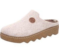Rohde Femme Pantoufle Feutre Couleur tendre confortable Foggia-D 6120, Taille:40 EU, Couleur:Beige