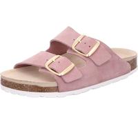 Rohde Femmes Pantolette Cuir Boucle Lit de pied en liège Elba 1711, Taille:41 EU, Couleur:Rose