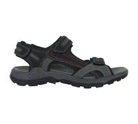 Rohde, Homme, Chaussures, Noir, Taille: 41 EU Sandale noire pour homme avec semelle à mémoire de forme
