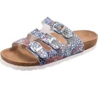 ROHDE Mule 'Alba' bleu / marron / rouge / blanc, Taille 38