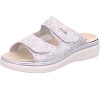 Rohde Mule femme cuir velcro motif semelle amovible Abano 5224, Taille:41 EU, Couleur:Multicolore