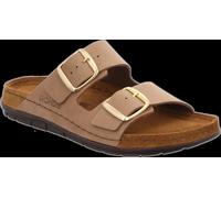 Rohde Mule femme en cuir avec boucles et semelle à mémoire de forme Rodigo-D 5865, Taille:42 EU, Couleur:Beige